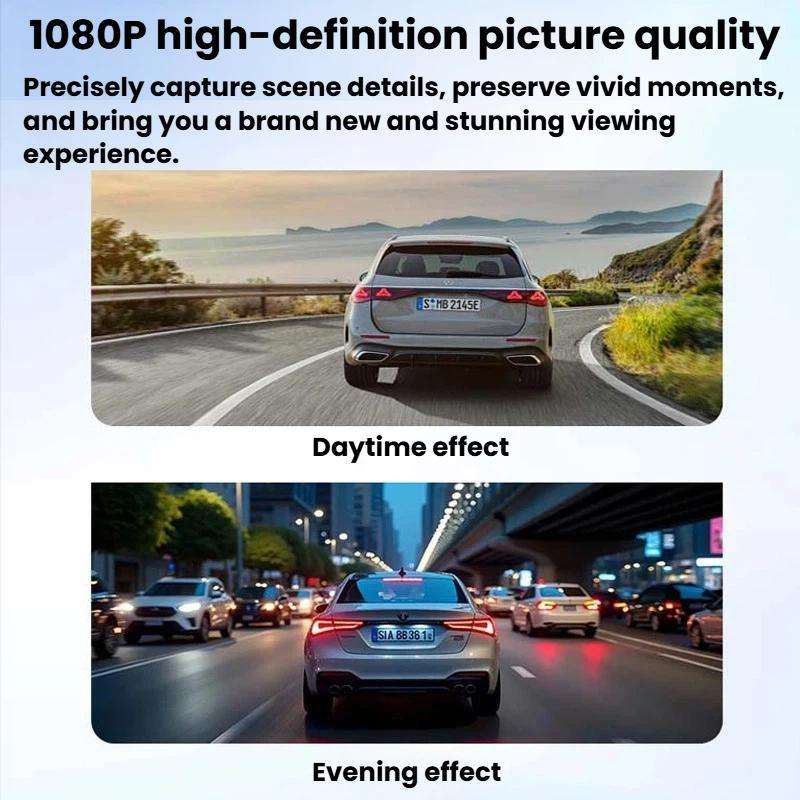 A9 HD Night Vision Dash Camera 360-Degree Parking Monitor With Mobile Phone Connection, Spec: Front+