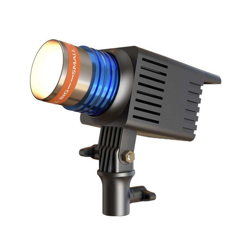 DENGWEI 50W COB LED Hair Light For Live Streaming, Bi-Color 3000K-6500K Studio Spotlight With Adjust