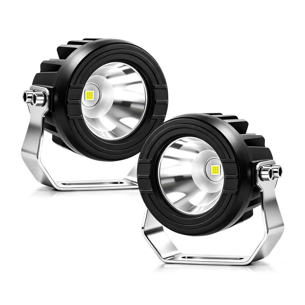 36W 3-Inch Round High-Power Car Truck Spotlight, Specification: E10(White)