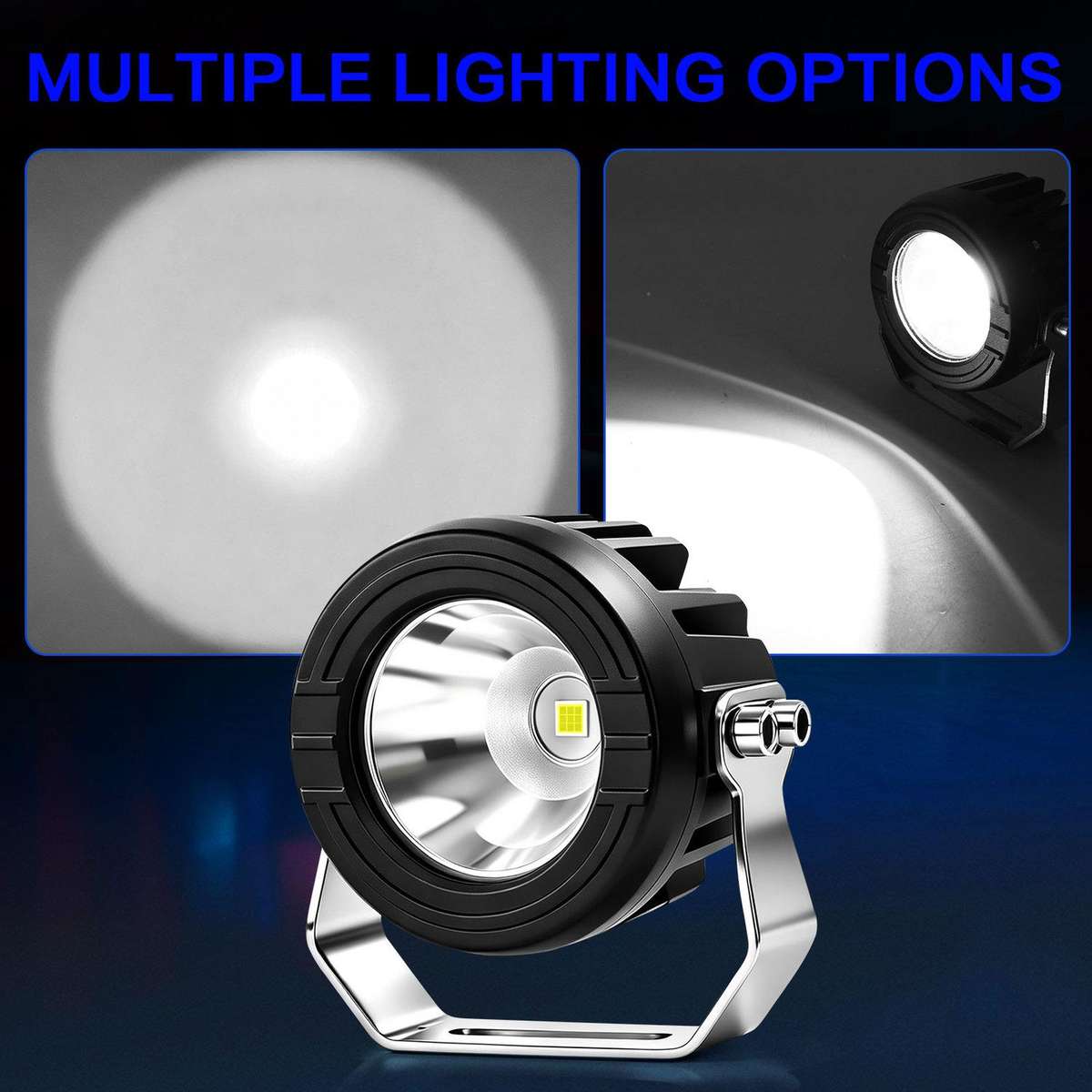 36W 3-Inch Round High-Power Car Truck Spotlight, Specification: E10(White)