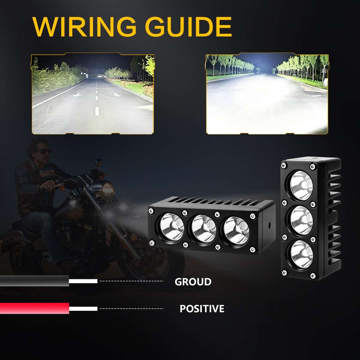 42W High-Power Car Truck Grille Spotlight, Specification: E17