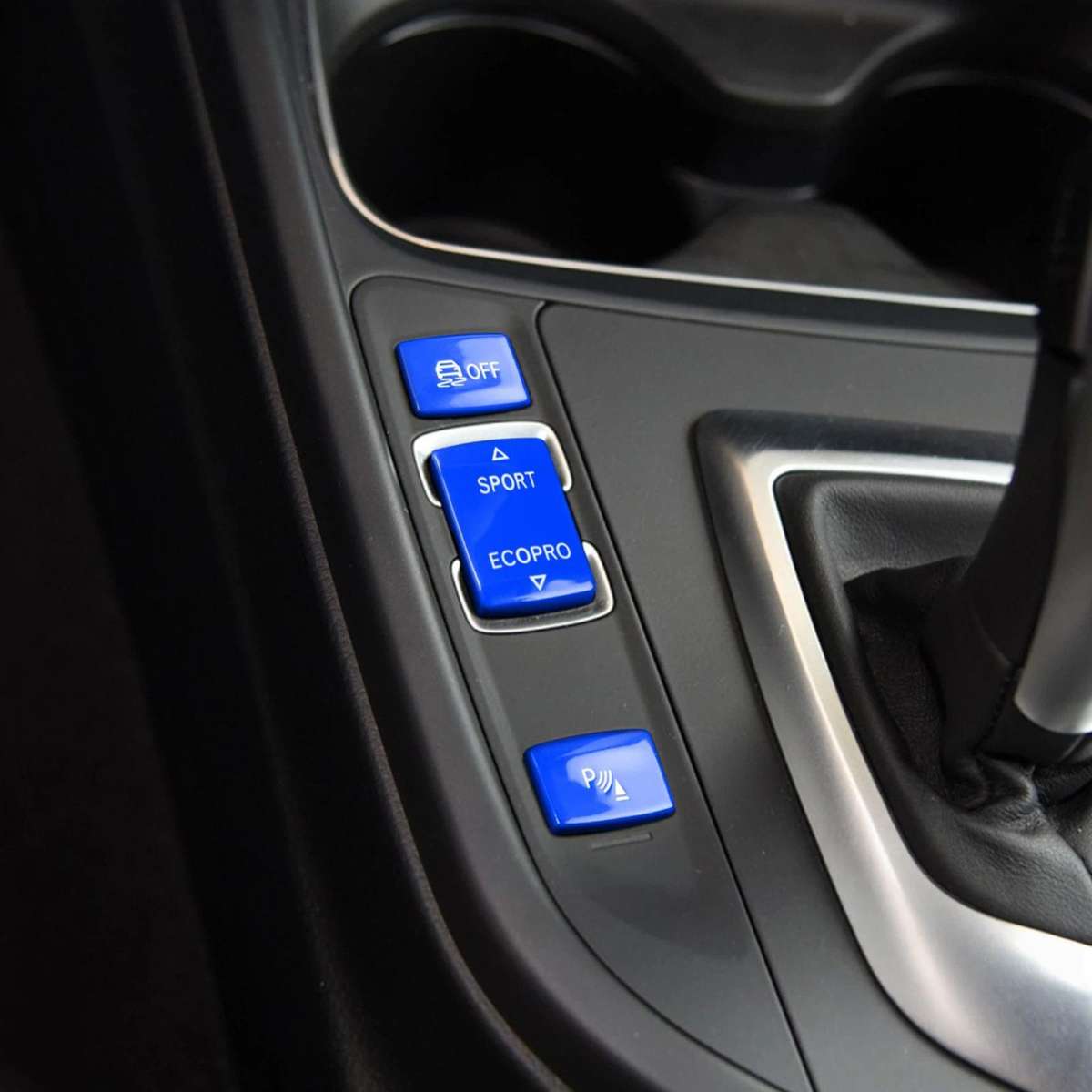 For BMW 1234 Series F 3pcs/ Set Chassis Gear Button(Red)
