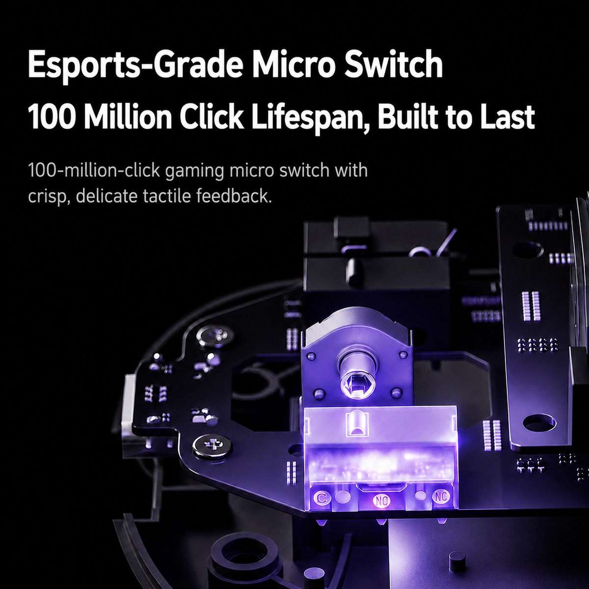 AKKO Nest 3-Mode E-Sports Gaming Mouse Dual 8K Ergonomic Design Mouse(White)