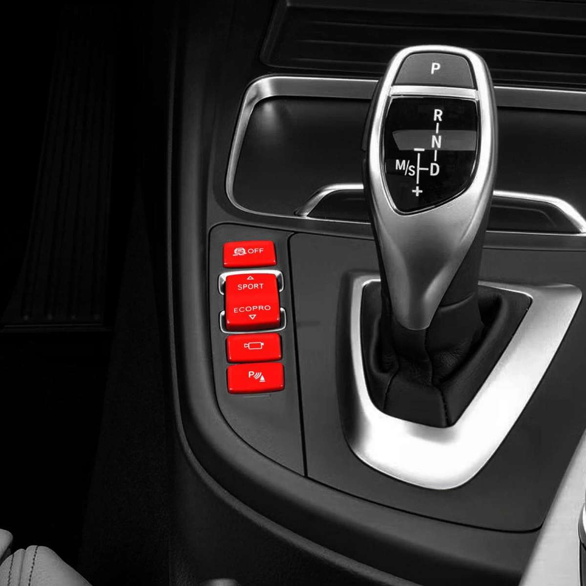 For BMW 1234 Series F Chassis 4pcs /Set Gear Shift Panoramic Camera Reversing Radar Switch Buttons(R