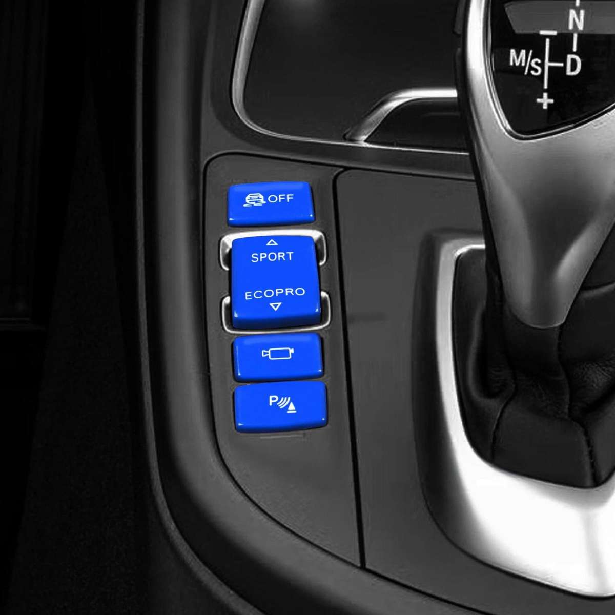 For BMW 1234 Series F Chassis 4pcs /Set Gear Shift Panoramic Camera Reversing Radar Switch Buttons(R