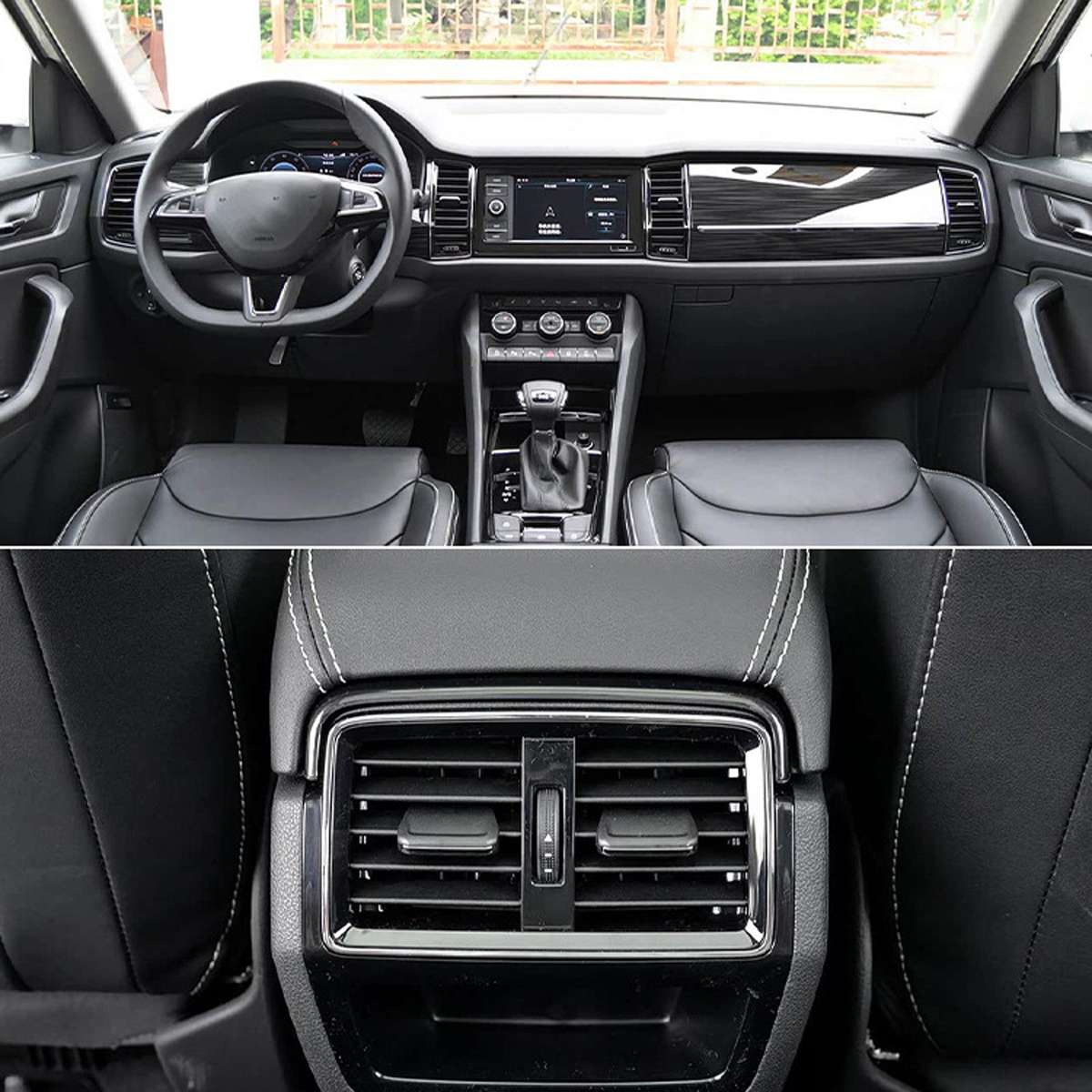 For Skoda Kodiaq Left-Hand Drive Quick Install Air Vent Grille Paddles 56G819701(Front Left)