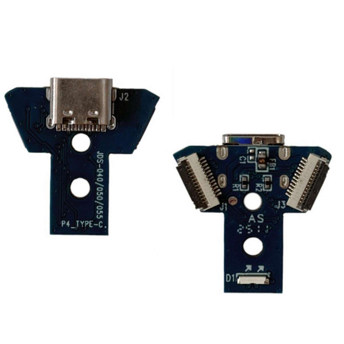 For PS4 Controller USB-C / Type-C Charging Port Board JDS-040/050/055 Power Socket Repair Mod Kit No