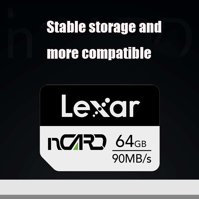 Lexar nCARD 64GB Memory Card Mobile Phone Expansion NM Card