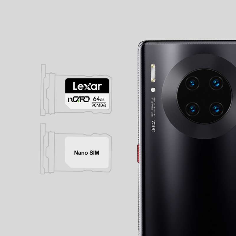 Lexar nCARD 64GB Memory Card Mobile Phone Expansion NM Card