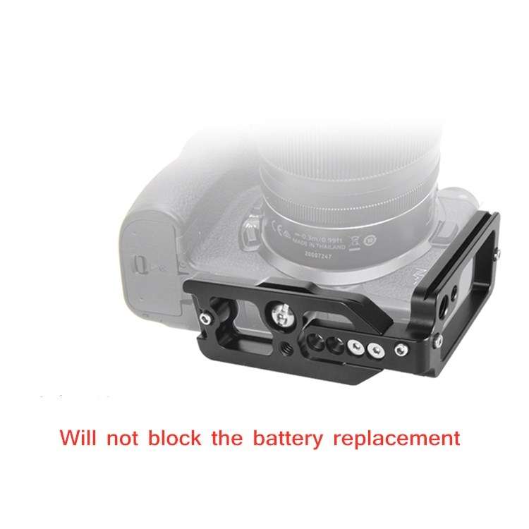 BEXIN for Nikon Z7 / Z6 Push-Pull Type Aluminum Alloy Vertical Shoot Quick Release L Plate Bracket
