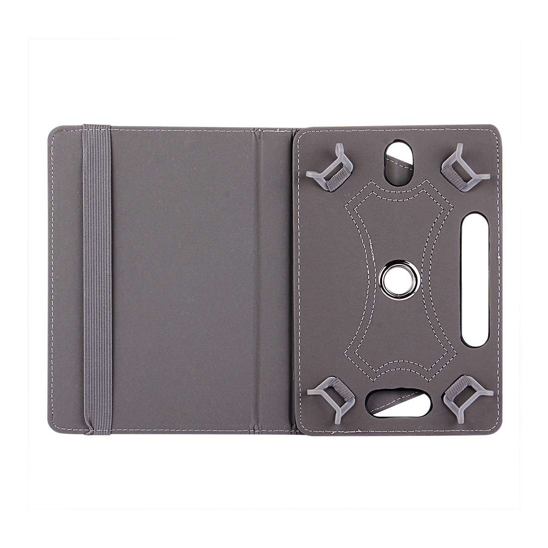9 inch Tablets Leather Case Crazy Horse Texture 360 Degrees Rotation Protective Case S ... (Black)