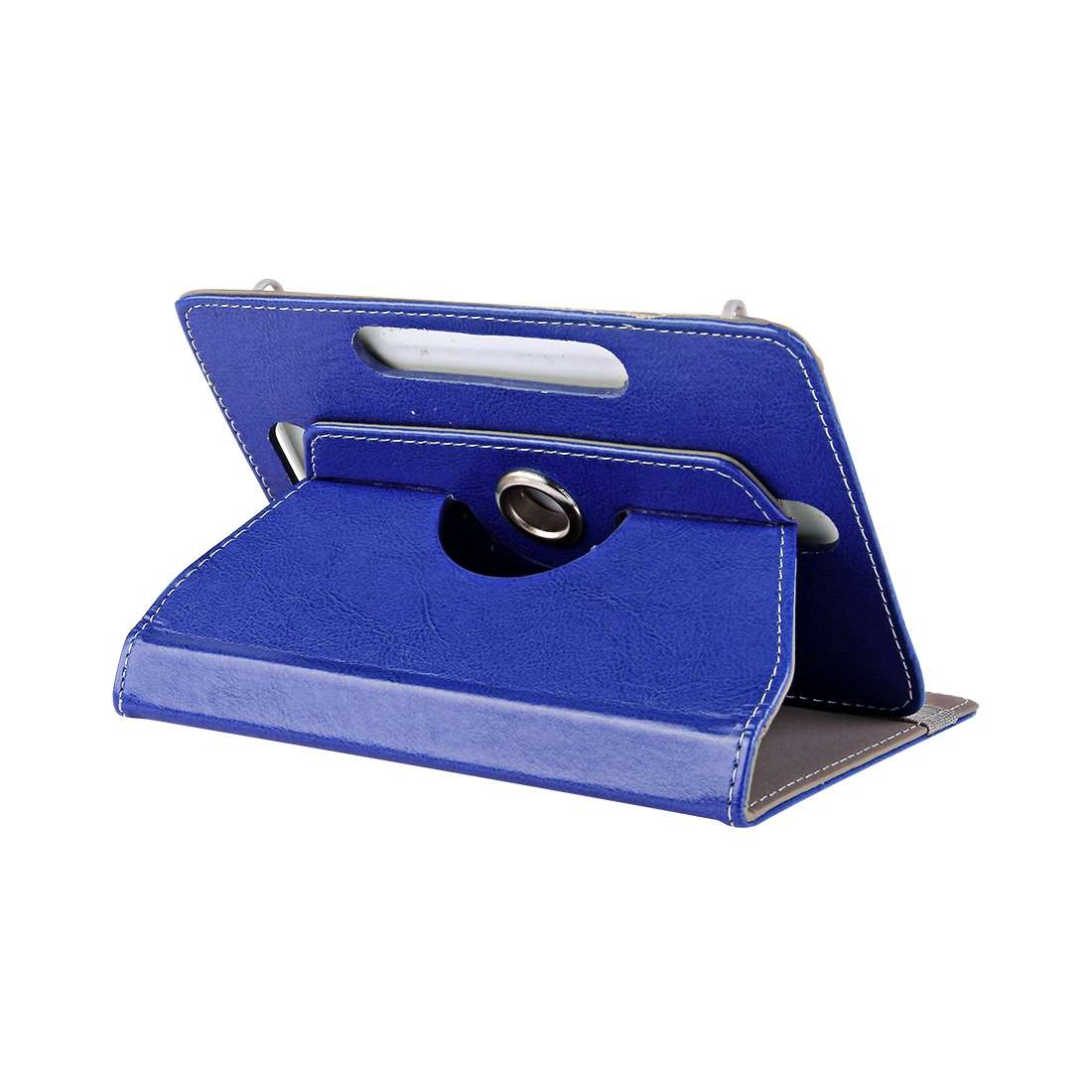 9 inch Tablets Leather Case Crazy Horse Texture 360 Degrees Rotation Protective Case Sh ... (Blue)