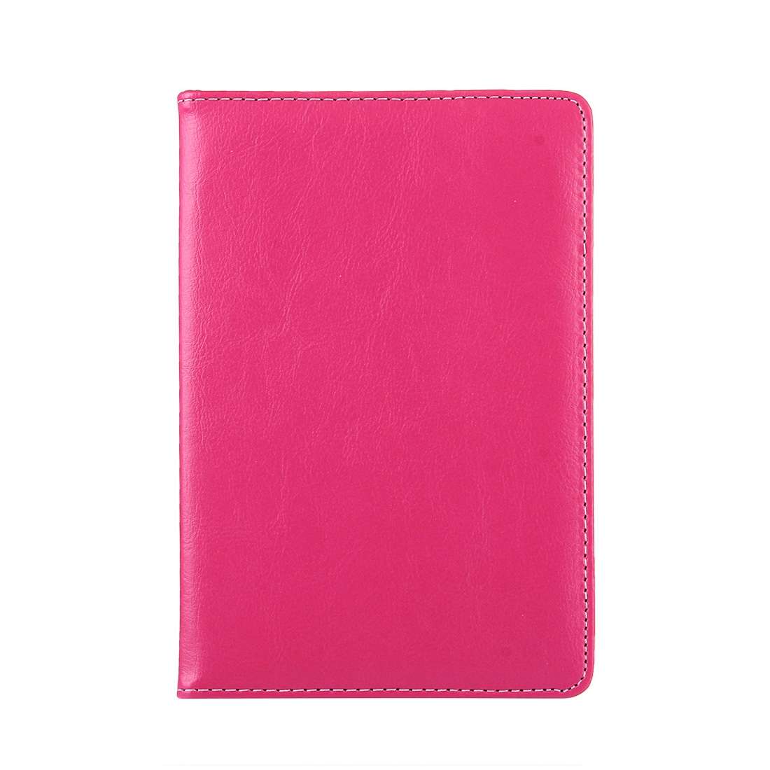 9 inch Tablets Leather Case Crazy Horse Texture 360 Degrees Rotation Protective Case ... (Magenta)