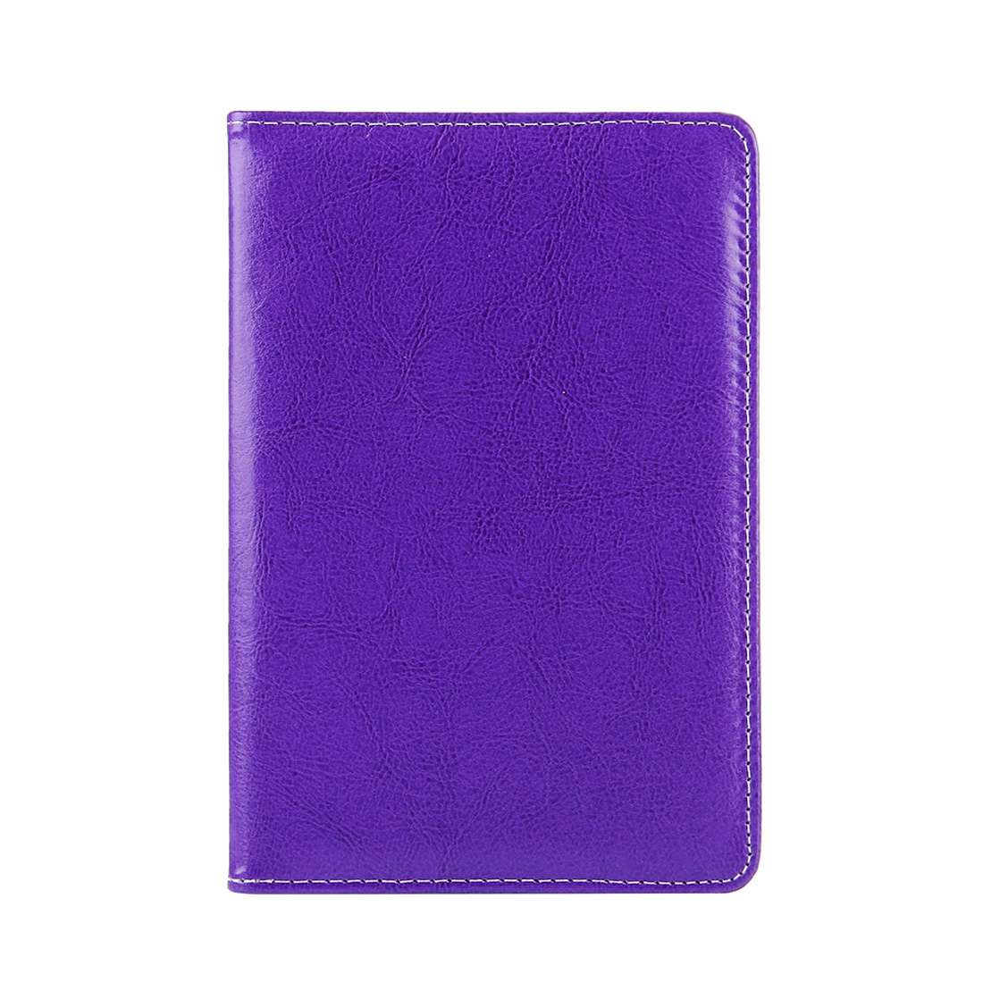 9 inch Tablets Leather Case Crazy Horse Texture 360 Degrees Rotation Protective Case ... (Purple)