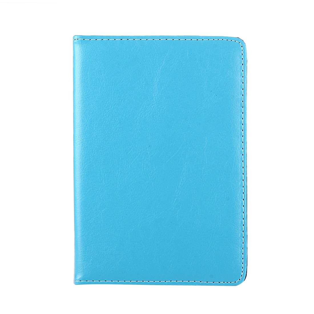 9 inch Tablets Leather Case Crazy Horse Texture 360 Degrees Rotation Protective Ca ... (Baby Blue)