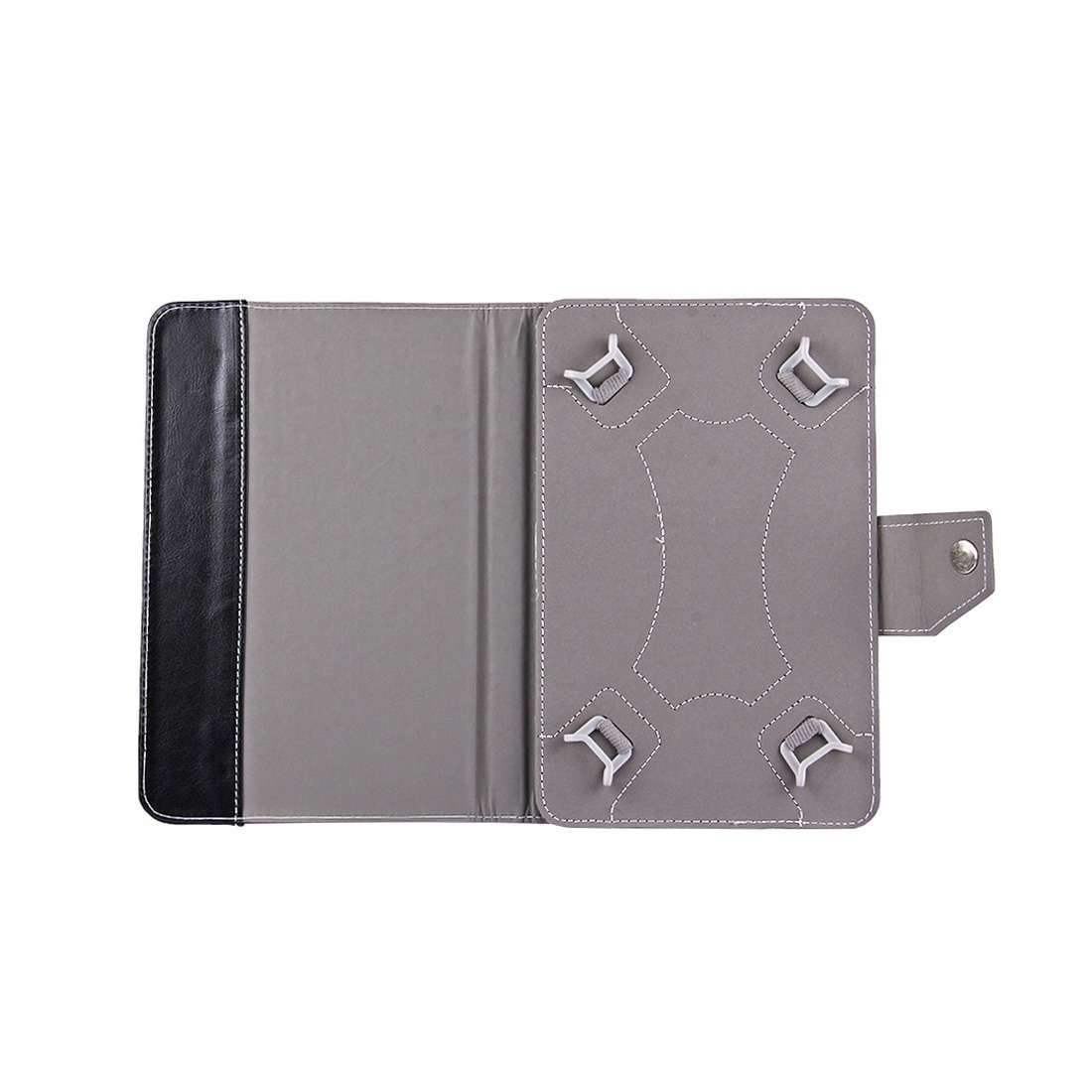 7 inch Tablets Leather Case Crazy Horse Texture Protective Case Shell with Holder for ... (Black)
