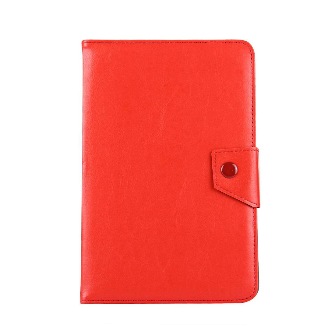 7 inch Tablets Leather Case Crazy Horse Texture Protective Case Shell with Holder for Ga ... (Red)