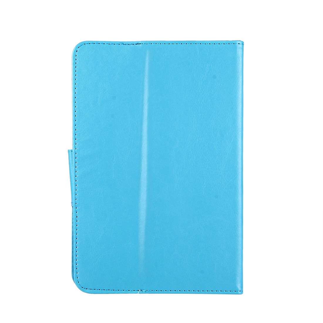 7 inch Tablets Leather Case Crazy Horse Texture Protective Case Shell with Holder ... (Baby Blue)