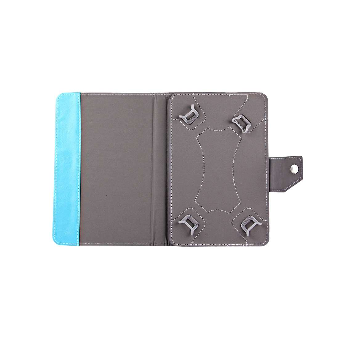 7 inch Tablets Leather Case Crazy Horse Texture Protective Case Shell with Holder ... (Baby Blue)