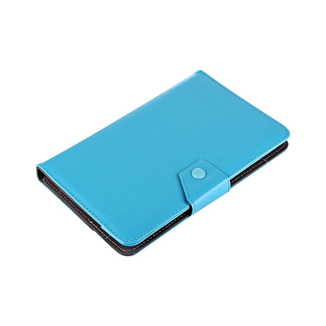 7 inch Tablets Leather Case Crazy Horse Texture Protective Case Shell with Holder ... (Baby Blue)