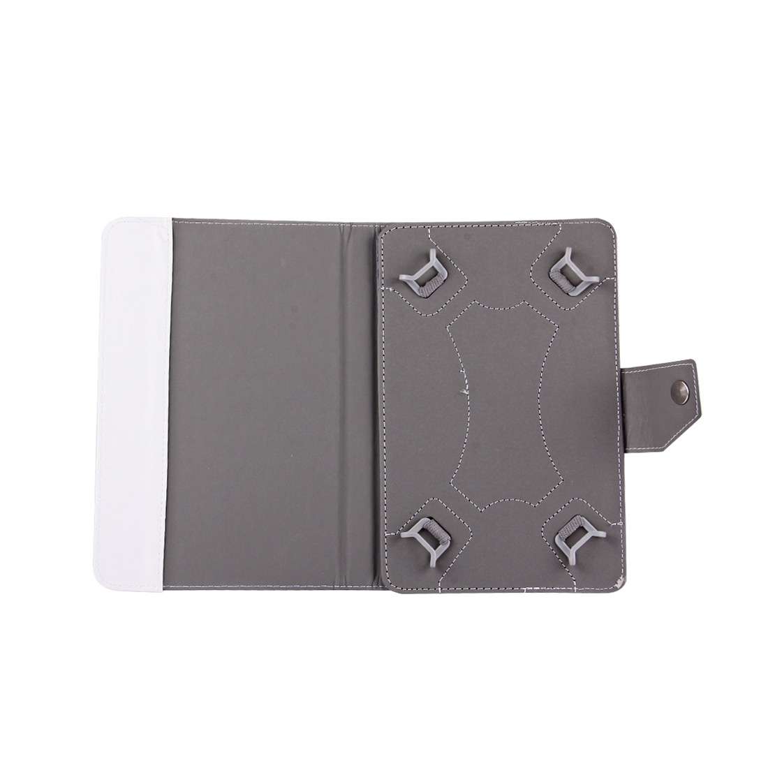 7 inch Tablets Leather Case Crazy Horse Texture Protective Case Shell with Holder for ... (White)