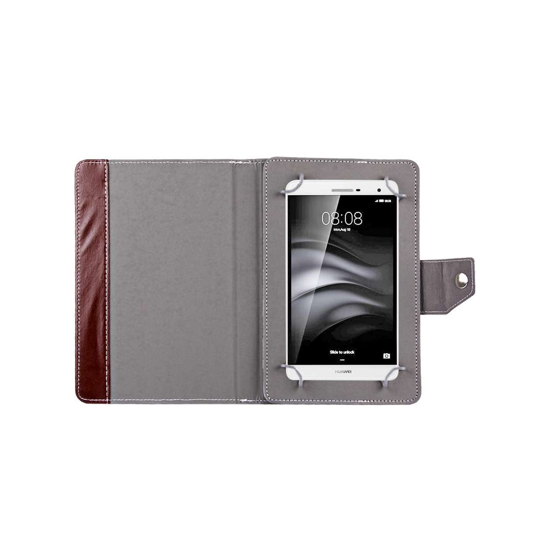 7 inch Tablets Leather Case Crazy Horse Texture Protective Case Shell with Holder for ... (Brown)