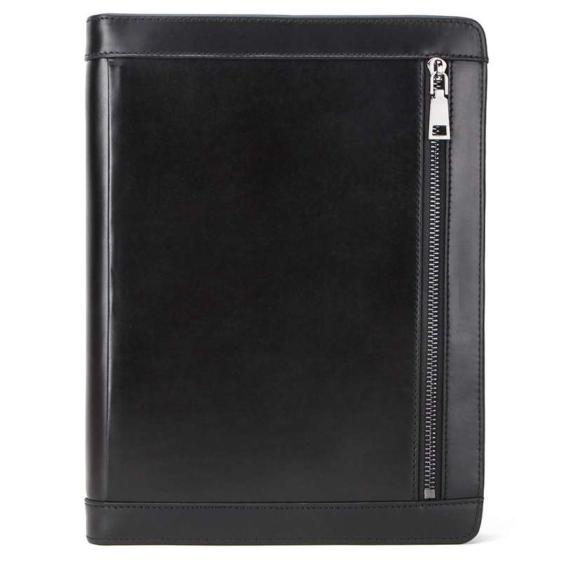 CF2015 For iPad Pro 11 / 10.5 / 9.7 inch Retro Crazy Horse Texture Zipper Multifunctio ... (Black)