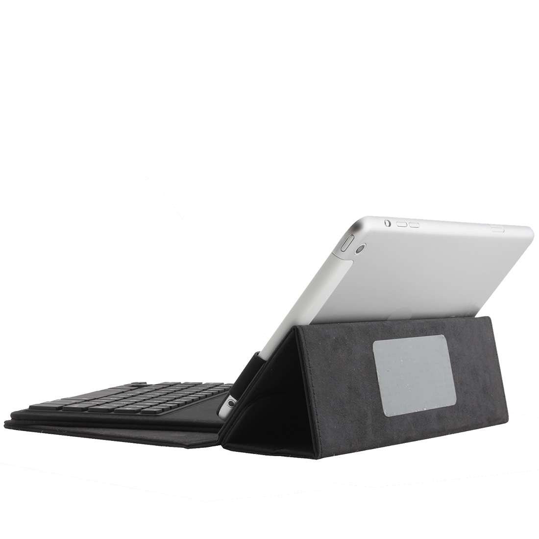 Universal Bluetooth V3.0 Keyboard Detachable PU Leather Tablet Case for 7-8 inch Tablet PC(Black)
