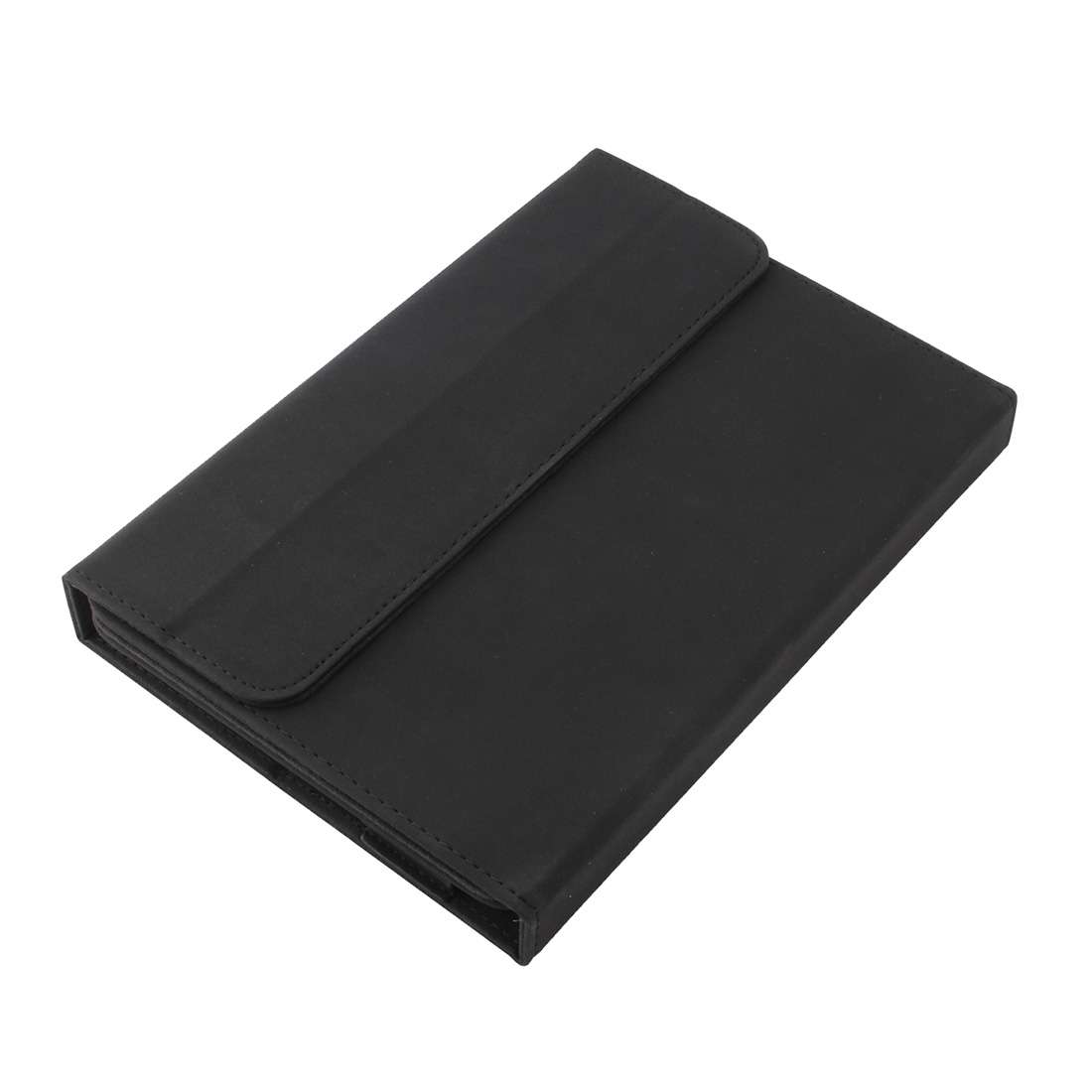 Universal Bluetooth V3.0 Keyboard Detachable PU Leather Tablet Case for 7-8 inch Tablet PC(Black)