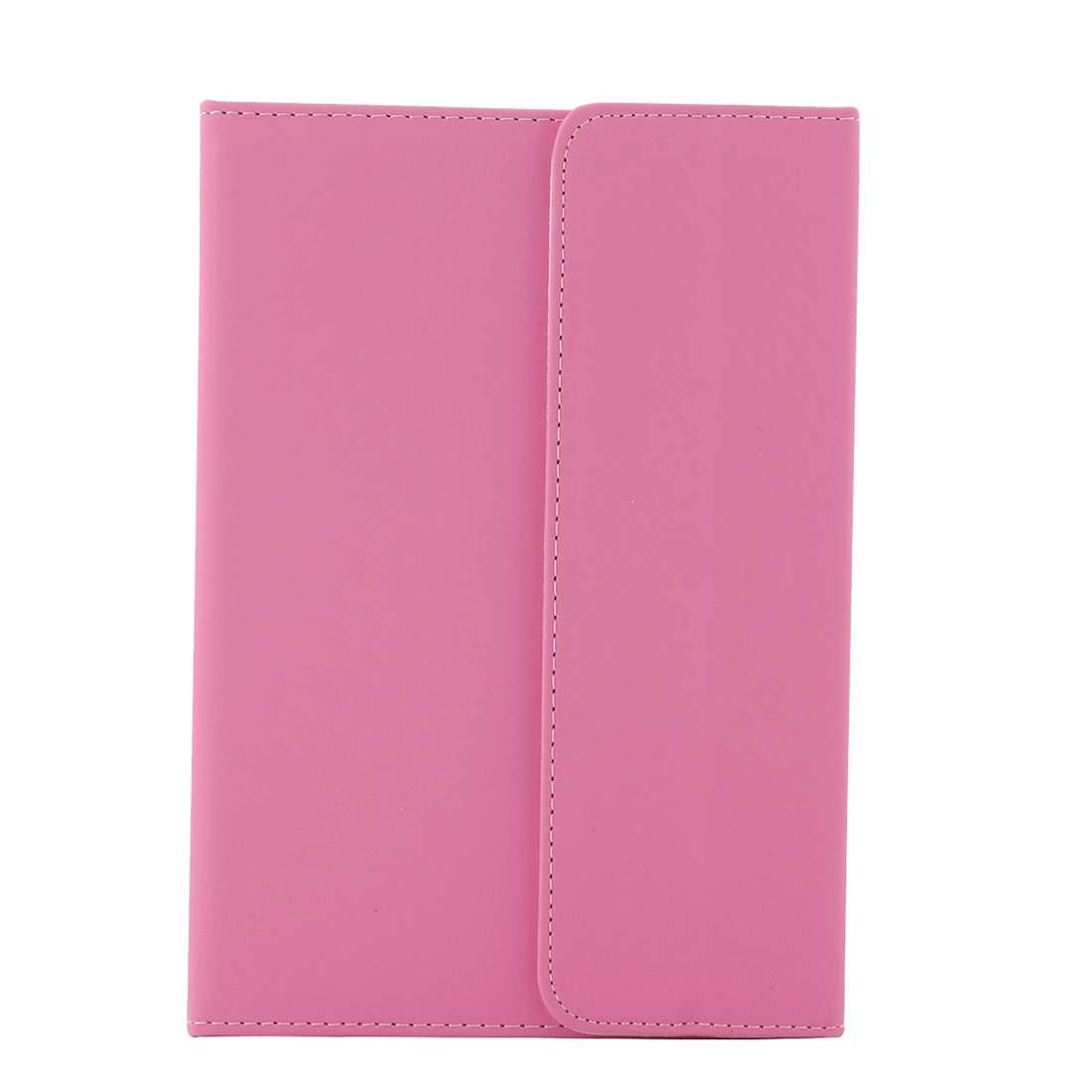 Universal Bluetooth V3.0 Keyboard Detachable PU Leather Tablet Case for 7-8 inch Tablet PC(Pink)