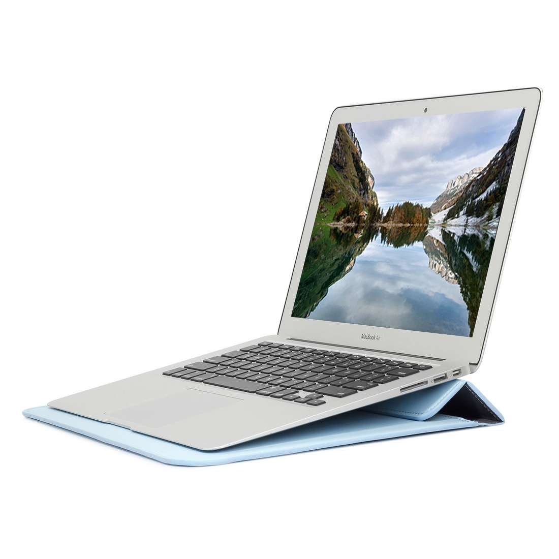 Universal Envelope Style PU Leather Case with Holder for Ultrathin Notebook Tablet PC 1 ... (Blue)