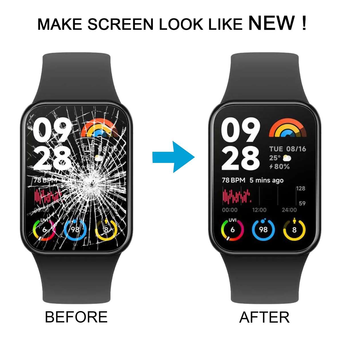 For Xiaomi Mi Band 8 Pro Original LCD Screen Digitizer Full Assembly with Frame (Silver)