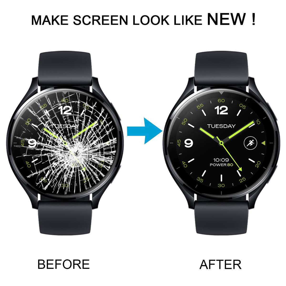 For Xiaomi Watch 2 Original LCD Screen with Frame (Black)
