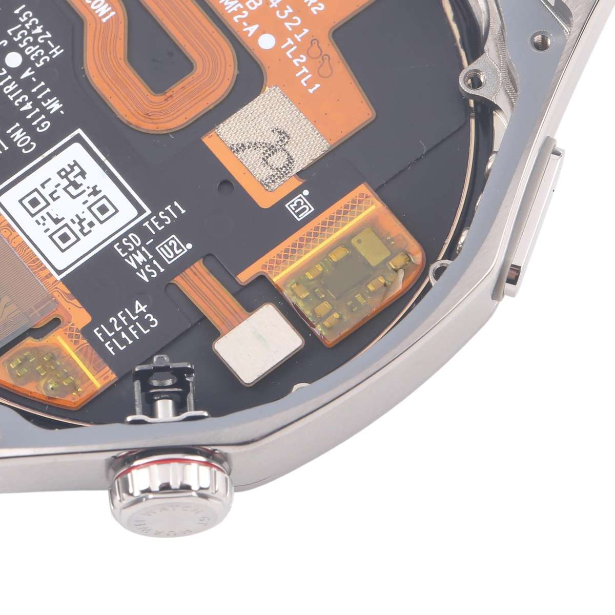 For Huawei Watch GT 5 Pro 46mm Original LCD Screen Digitizer Full Assembly With Frame (Black)
