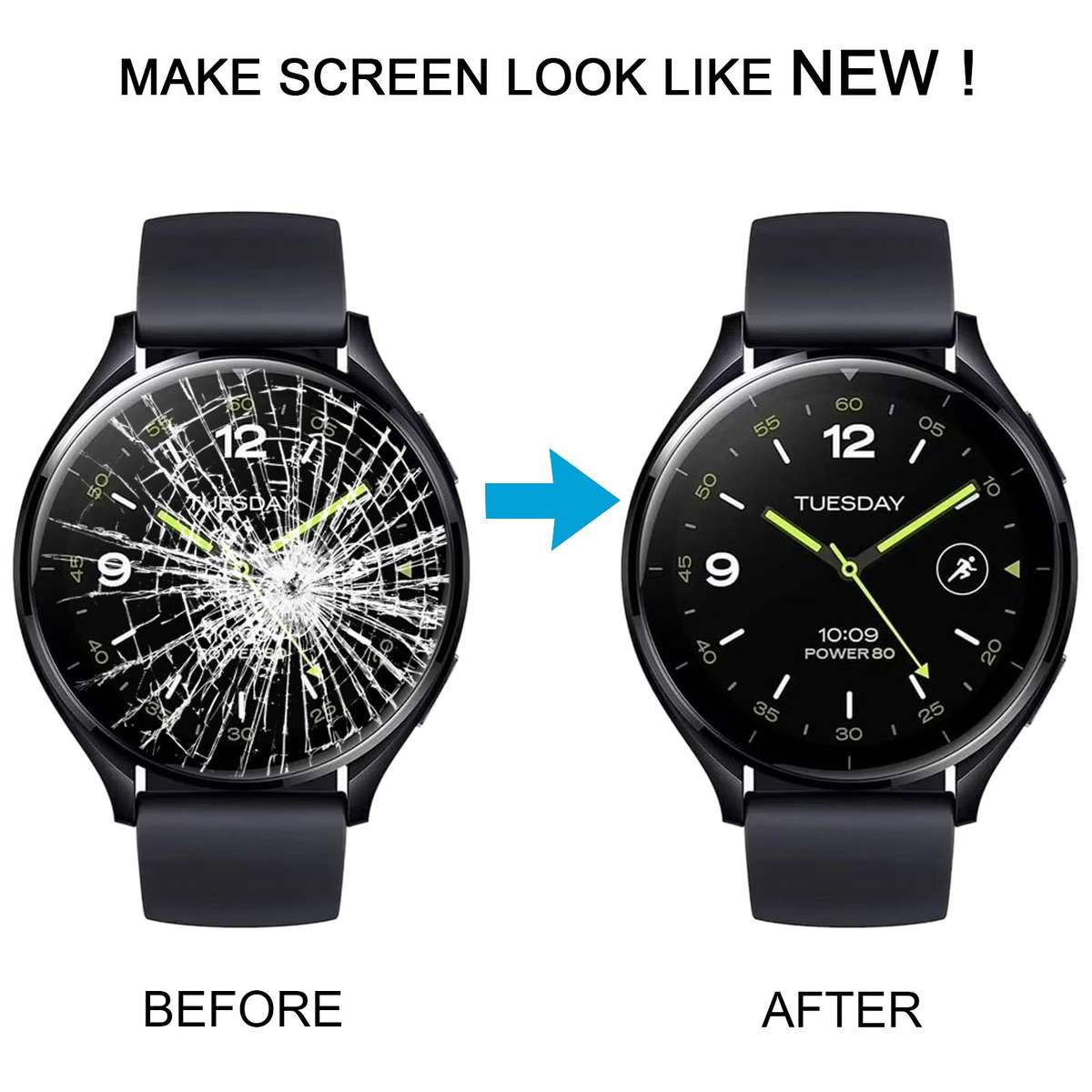 For Xiaomi Watch 2 Original Front Screen Outer Glass Lens