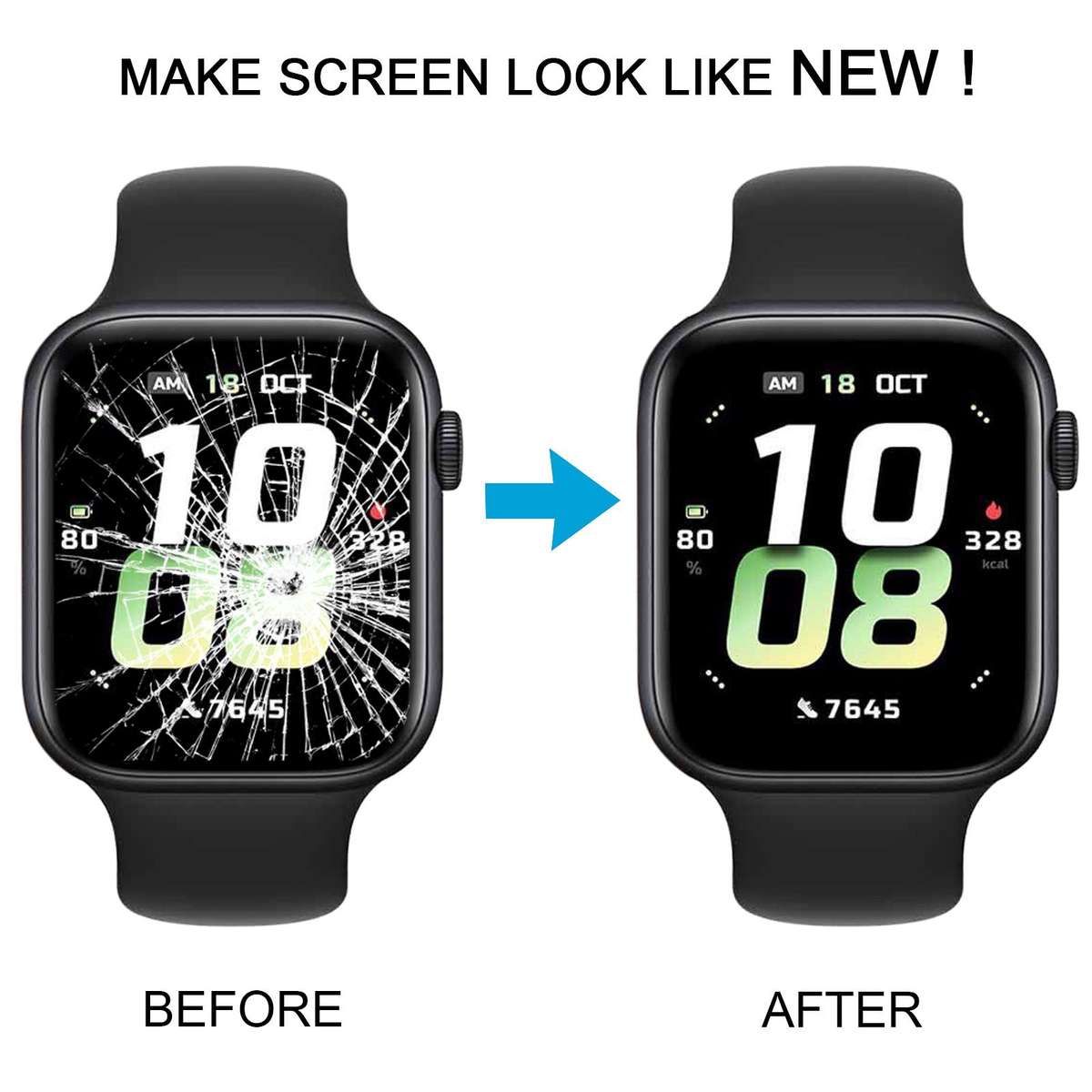 For Honor Watch 5 Original LCD Screen Digitizer Full Assembly With Frame (Black)