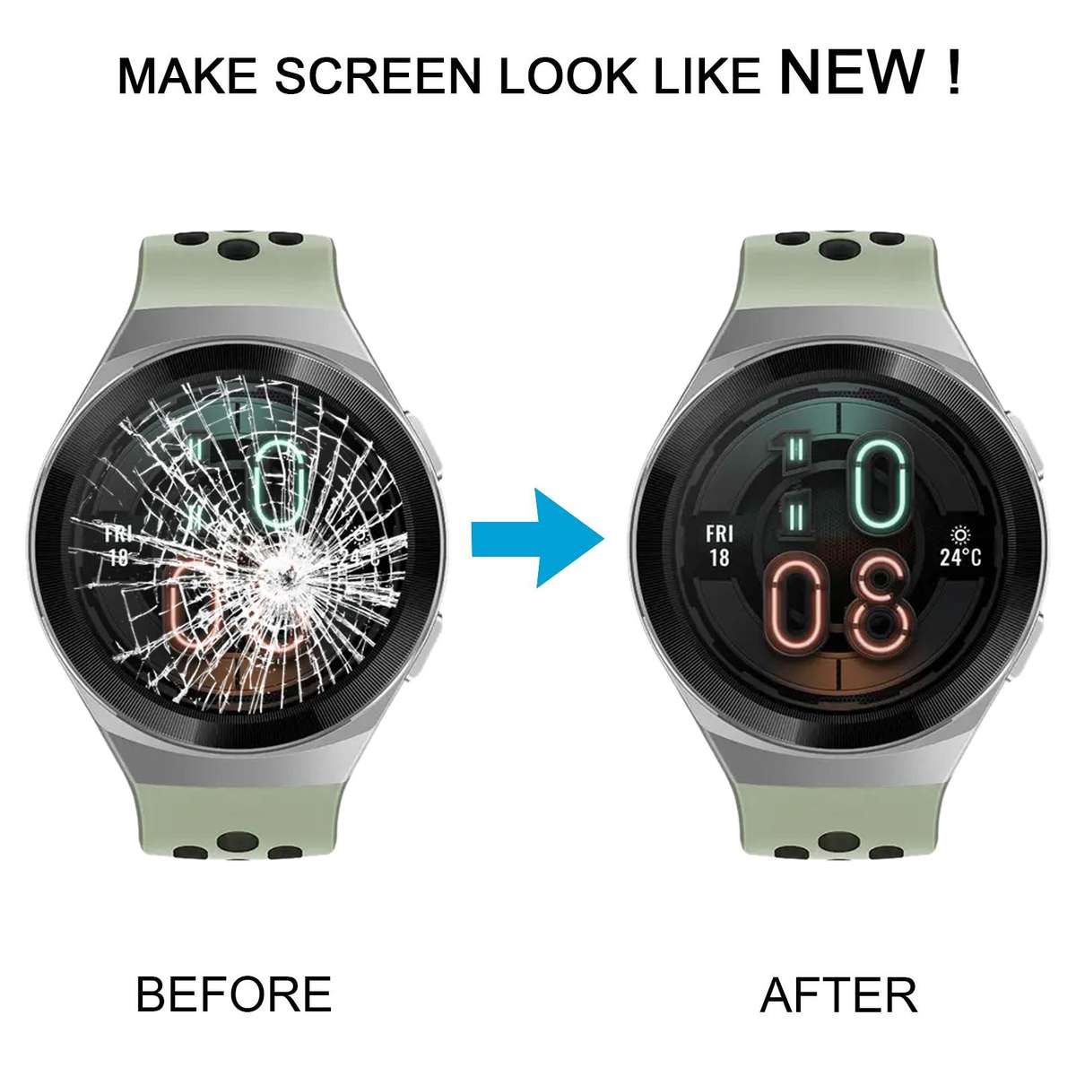 For Huawei Watch GT 2e HCT-B19 LCD Screen with Digitizer Full Assembly