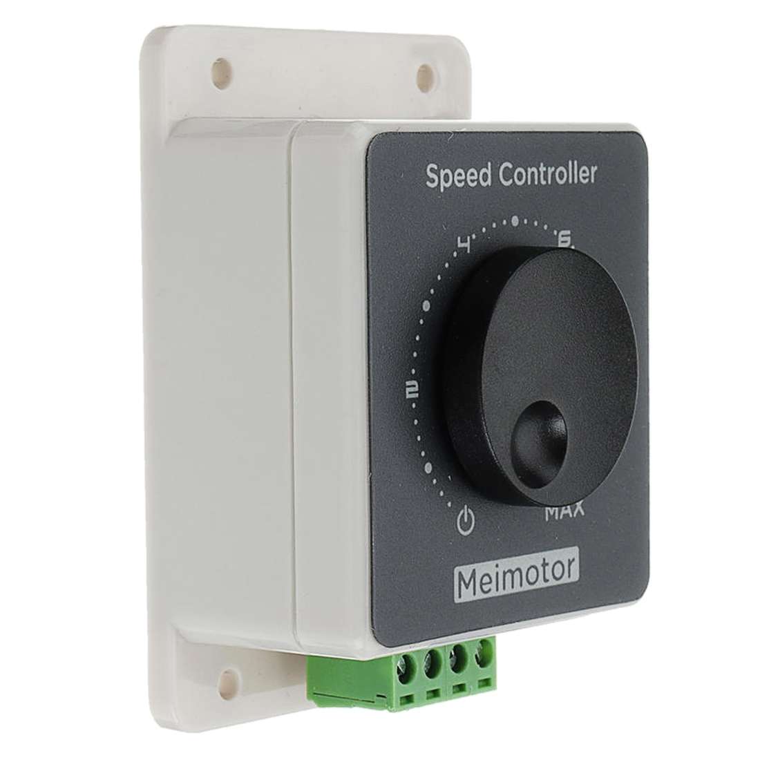 CCM96SK DC 12V 24V 36V 48V PWM DC 10A High Power Motor Speed Controller with Housing (White)