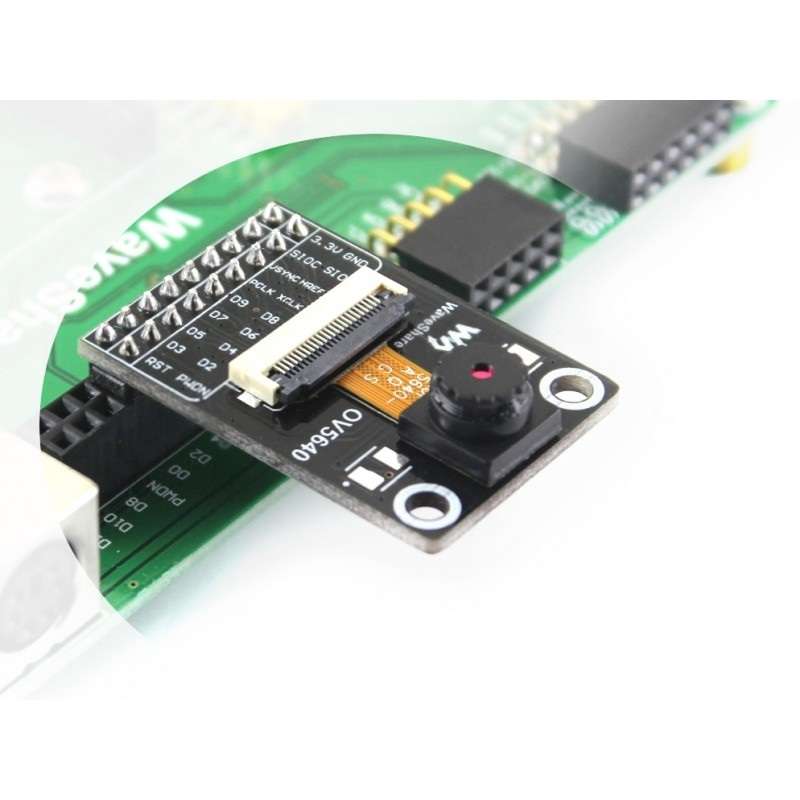 Waveshare OV5640 Camera Module Board (A), 5 Megapixel (2592x1944), Based on OV5640 Image Sensor
