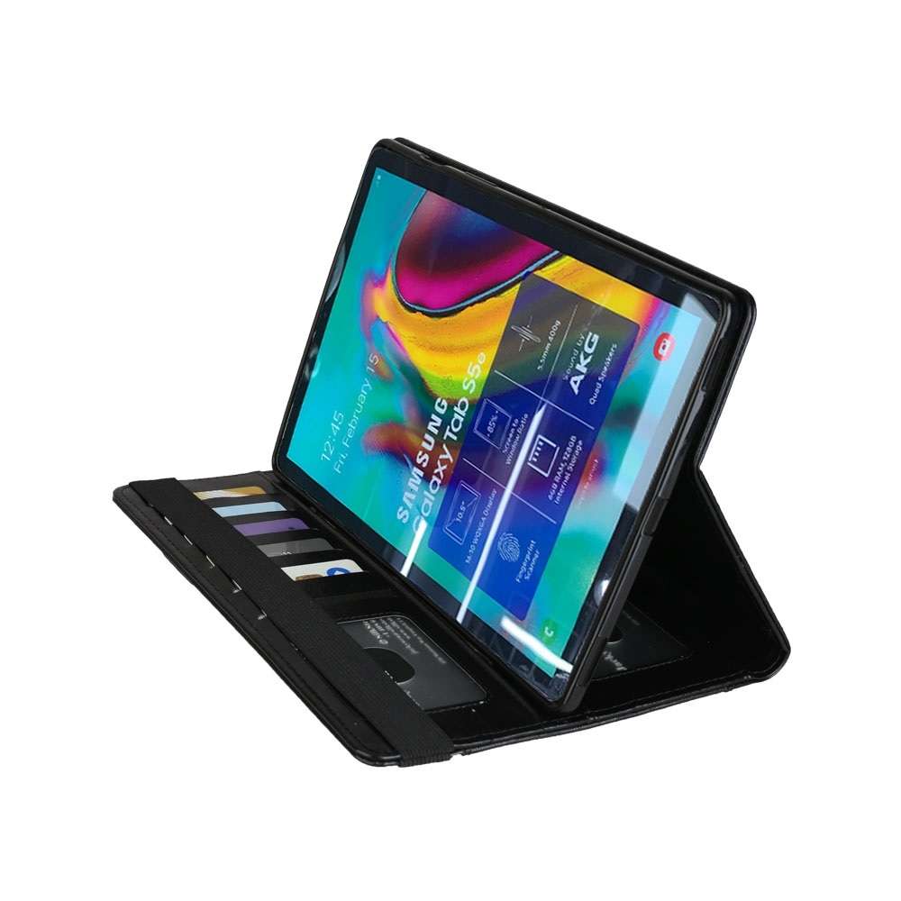 Crazy Horse Texture Horizontal Flip Leather Case for Galaxy Tab S 5E 10.5 / T720 / T72 ... (Black)
