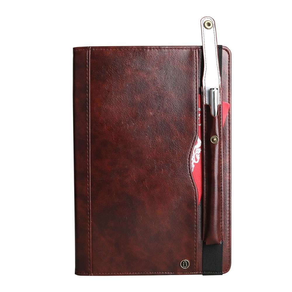 Crazy Horse Texture Horizontal Flip Leather Case for Galaxy Tab S 5E 10.5 / T720 / T7 ... (Coffee)