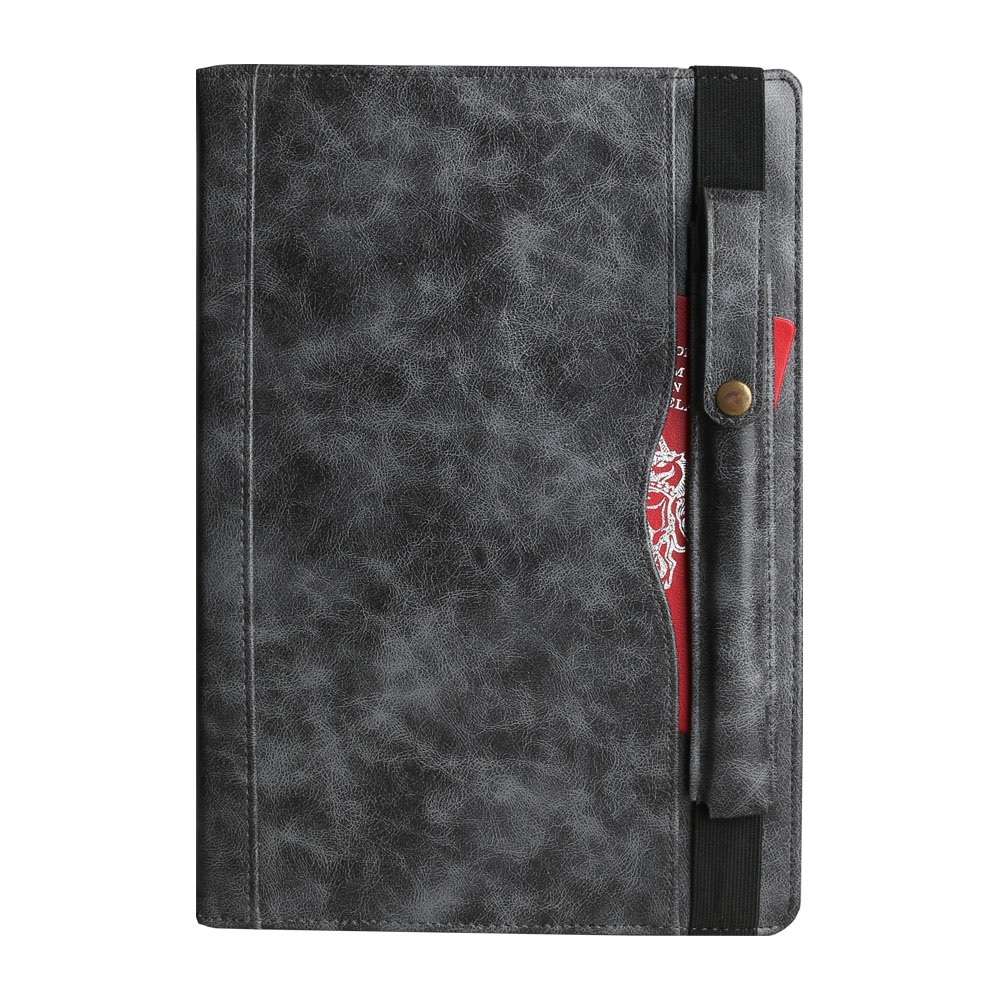 Crazy Horse Texture Horizontal Flip Leather Case for Galaxy Tab S 5E 10.5 / T720 / T725 ... (Grey)