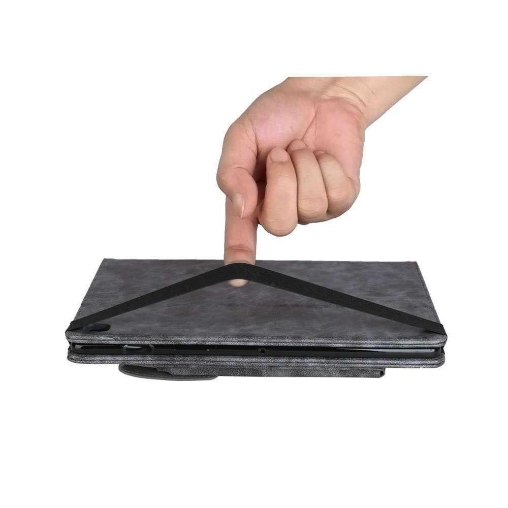 Crazy Horse Texture Horizontal Flip Leather Case for Galaxy Tab S 5E 10.5 / T720 / T725 ... (Grey)