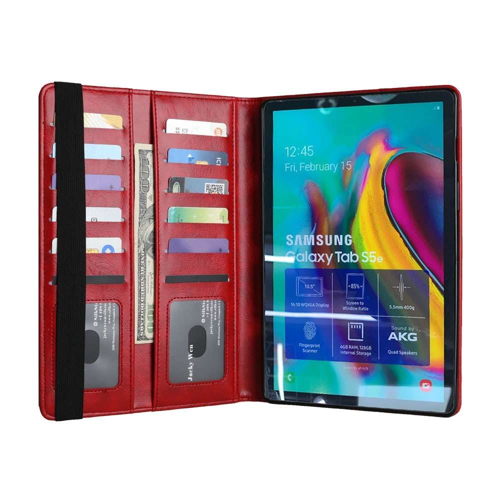 Crazy Horse Texture Horizontal Flip Leather Case for Galaxy Tab S 5E 10.5 / T720 / T725 ... (Red)