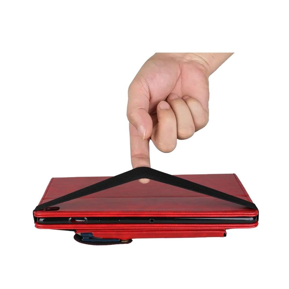 Crazy Horse Texture Horizontal Flip Leather Case for Galaxy Tab S 5E 10.5 / T720 / T725 ... (Red)