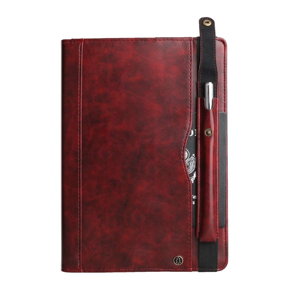 Crazy Horse Texture Horizontal Flip Leather Case for Galaxy Tab S 5E 10.5 / T720 ... (Wine Red)