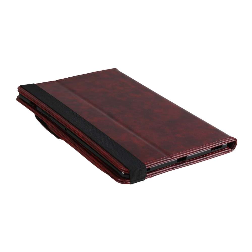 Crazy Horse Texture Horizontal Flip Leather Case for Galaxy Tab S 5E 10.5 / T720 ... (Wine Red)