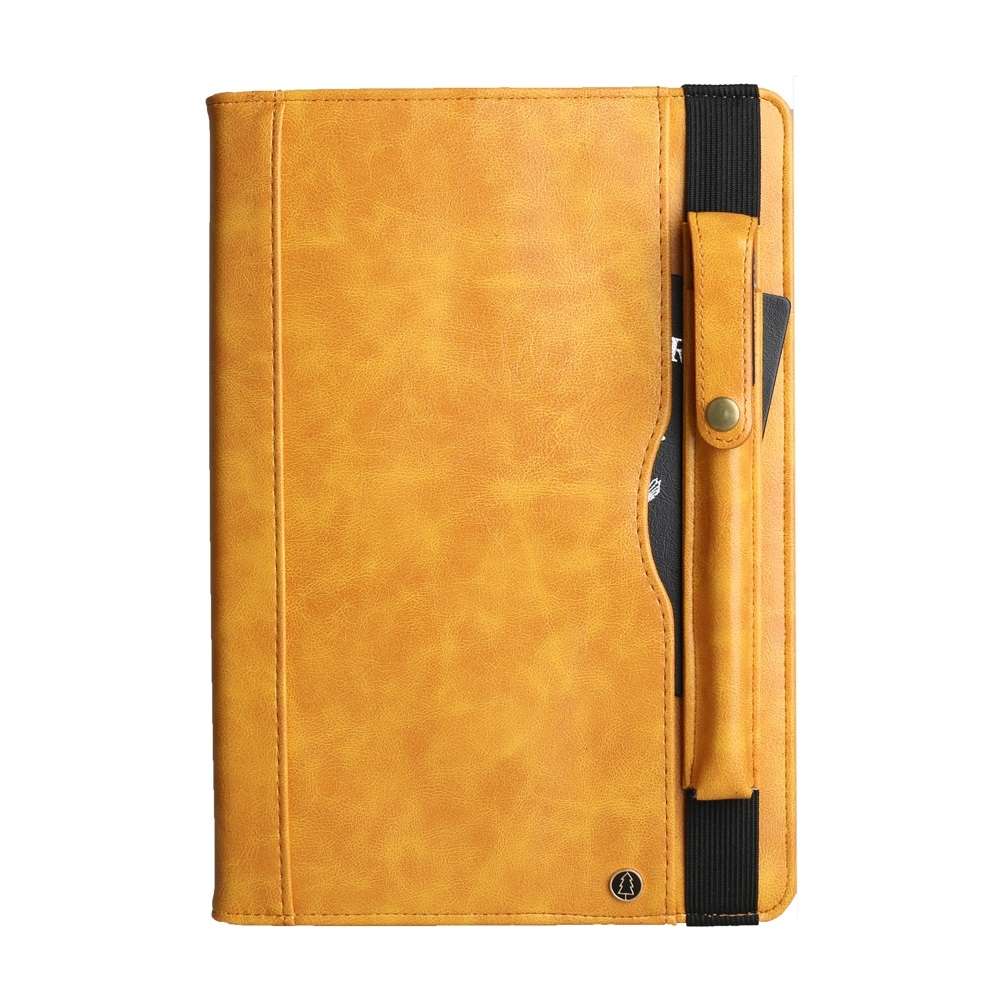 Crazy Horse Texture Horizontal Flip Leather Case for Galaxy Tab S 5E 10.5 / T720 / T7 ... (Yellow)