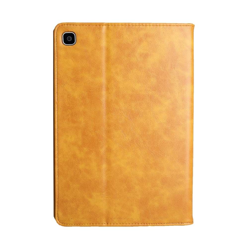 Crazy Horse Texture Horizontal Flip Leather Case for Galaxy Tab S 5E 10.5 / T720 / T7 ... (Yellow)