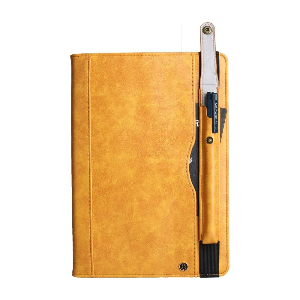 Crazy Horse Texture Horizontal Flip Leather Case for Galaxy Tab S 5E 10.5 / T720 / T7 ... (Yellow)